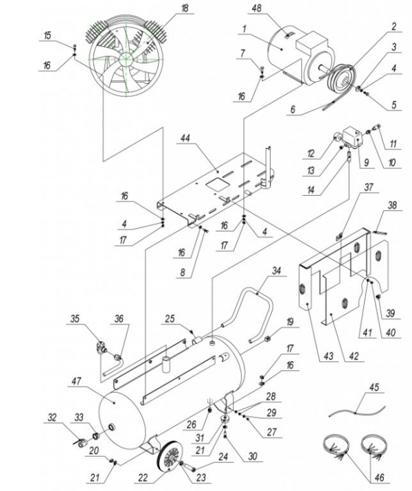 R 3060.00.00.125 Переходник 3/4"Mх1/2"F