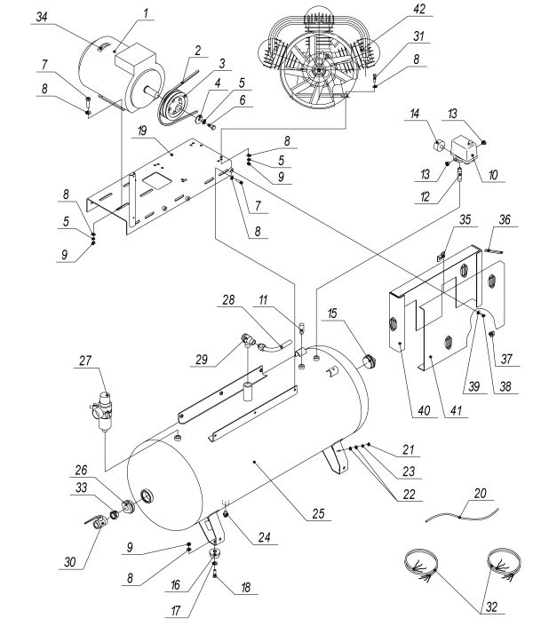 R 4242133102 Клапан обратный 1"Mх3/4"M
